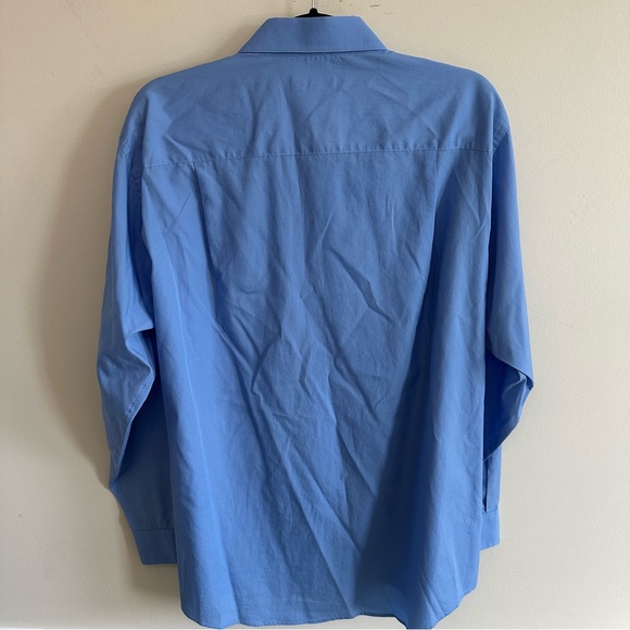 Calvin Klein Light Blue Dress Shirt 100% Cotton - Picture 4 of 6